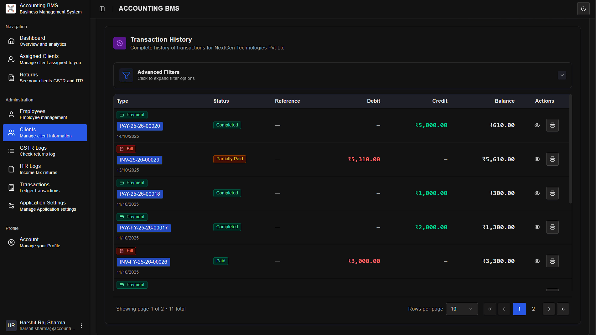 Client Assignment & Access Control