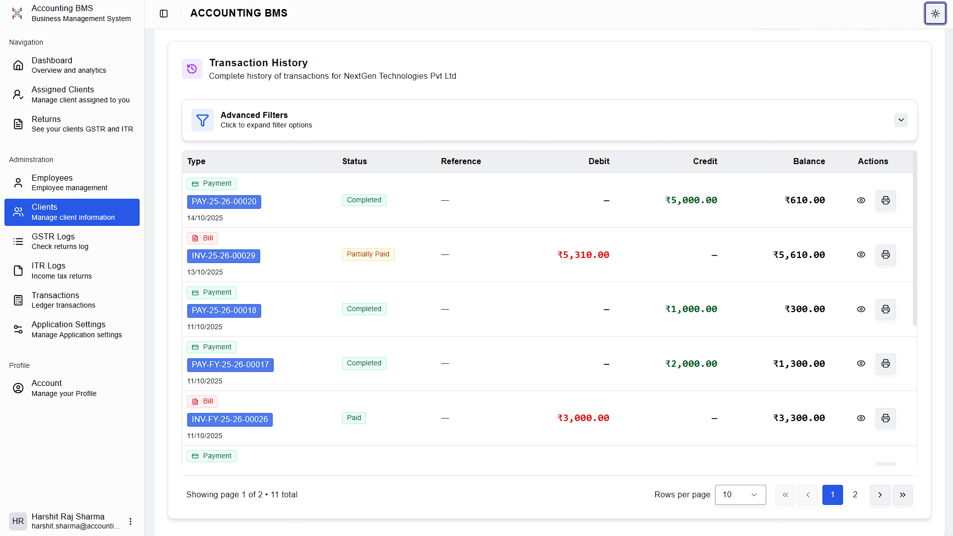 Client Assignment & Access Control