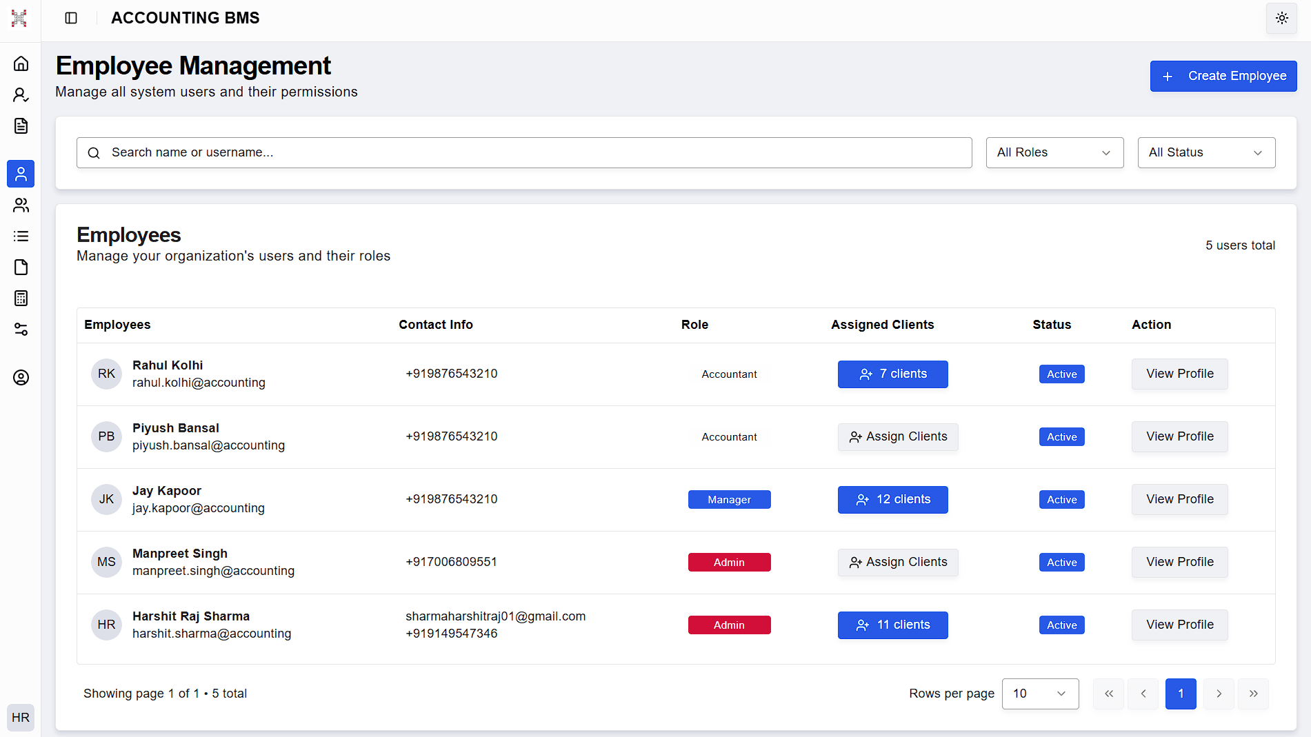 Dashboard Screenshot 1